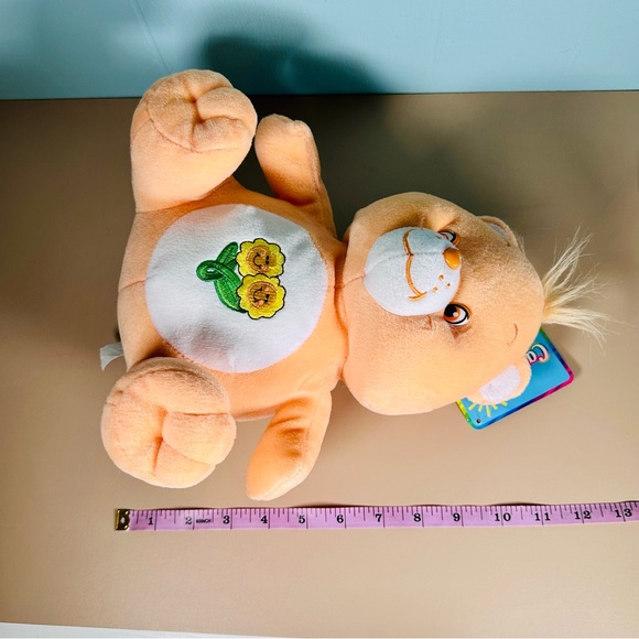 2003 Care Bears Friend Bear Flowers 10” Plush Stuffed Animal Tag - Picture 12 of 12